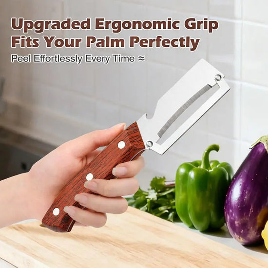 🥕🔥 Multifunctional Kitchen Vegetable Peeler – Stainless Steel Blade, Ergonomic Handle & Ideal for Fruits and Vegetables ✨