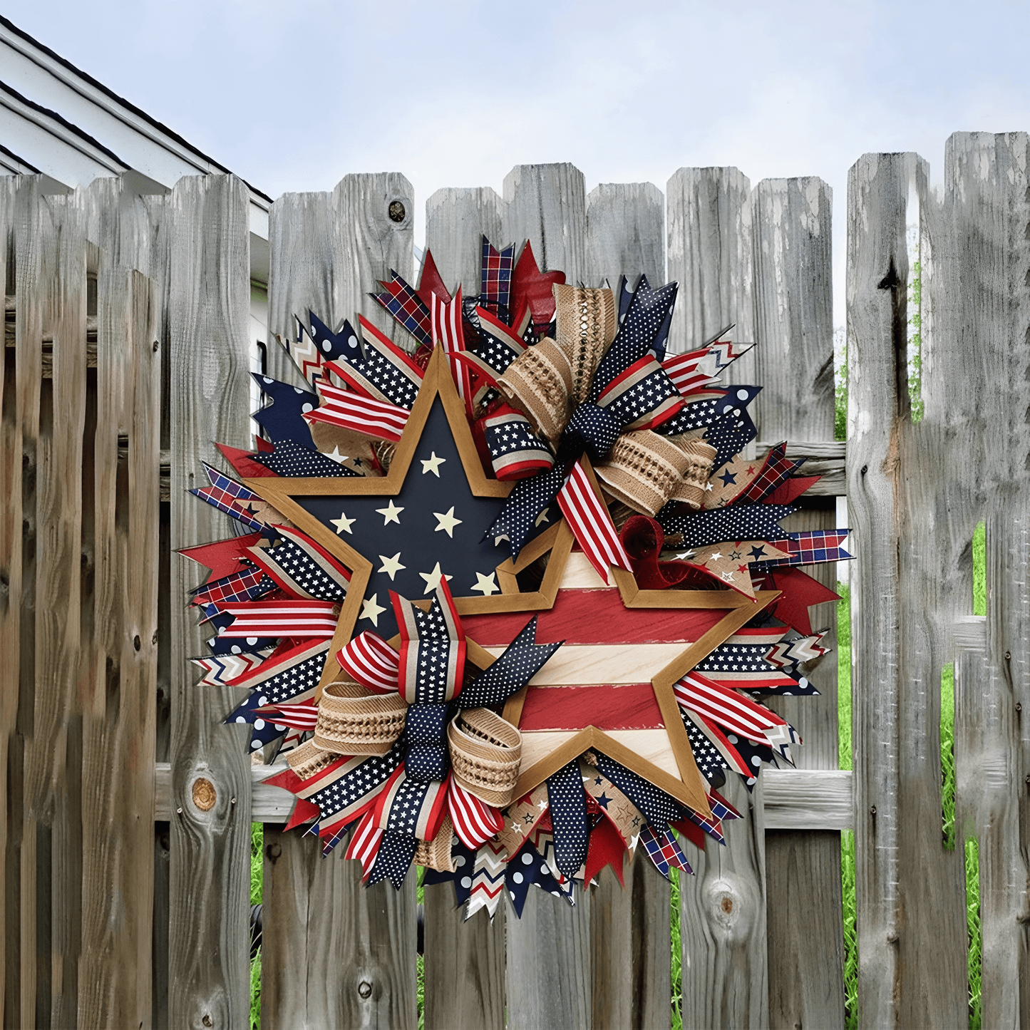 🌸Flash Sale-60% Off🔥Honor the Journey: The Hand-Crafted 250th Anniversary Tribute Wreath