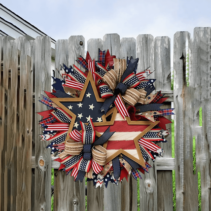🌸Flash Sale-60% Off🔥Honor the Journey: The Hand-Crafted 250th Anniversary Tribute Wreath