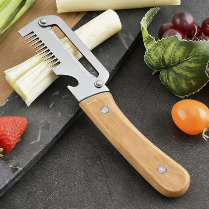 🥕🔥 Multifunctional Kitchen Vegetable Peeler – Stainless Steel Blade, Ergonomic Handle & Ideal for Fruits and Vegetables ✨