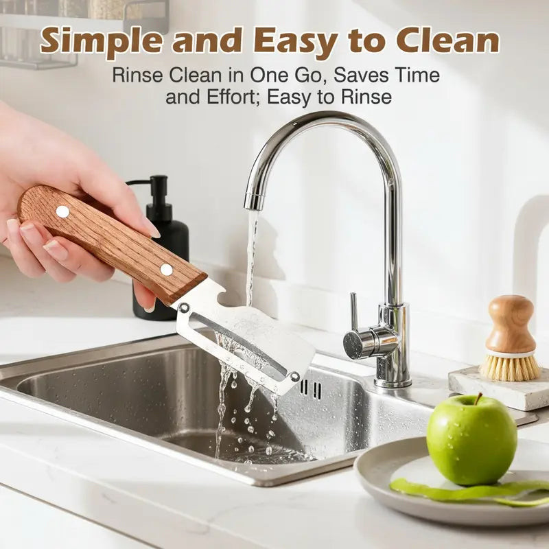 🥕🔥 Multifunctional Kitchen Vegetable Peeler – Stainless Steel Blade, Ergonomic Handle & Ideal for Fruits and Vegetables ✨