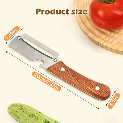 🥕🔥 Multifunctional Kitchen Vegetable Peeler – Stainless Steel Blade, Ergonomic Handle & Ideal for Fruits and Vegetables ✨