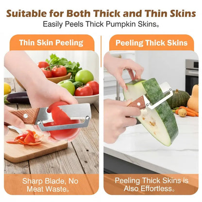 🥕🔥 Multifunctional Kitchen Vegetable Peeler – Stainless Steel Blade, Ergonomic Handle & Ideal for Fruits and Vegetables ✨