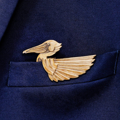 🦁✨ Luxury Sculpted Animal Brooch – Premium Statement Piece for Suits & Blazers