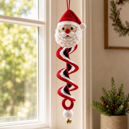 ☃️🧶 Crochet Snowman Spiral Ornament DIY Kit—Stitch Your Own Christmas Magic! 🎄✨