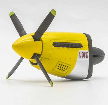 Vintage Aircraft Propeller Car Air Freshener – Airflow-Powered Aromatherapy Ornament