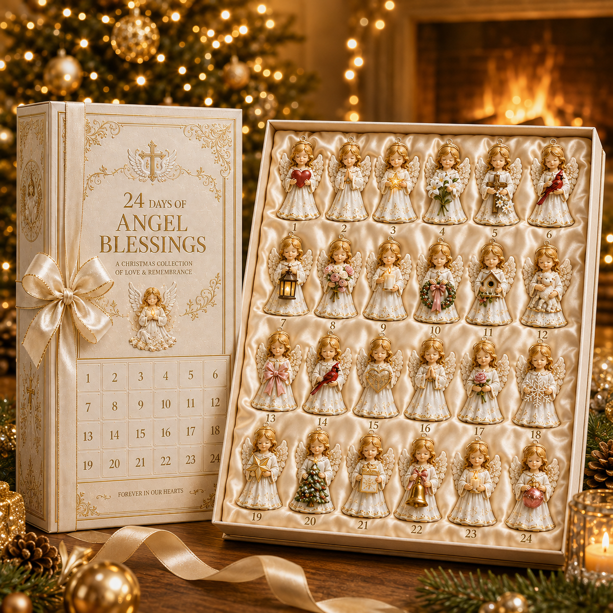 🔥24-Day Christmas Countdown Advent Calendar – Angel's Blessing