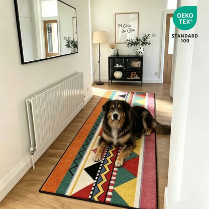 Washable Boho Doormat - Non-Slip & Pet-Friendly