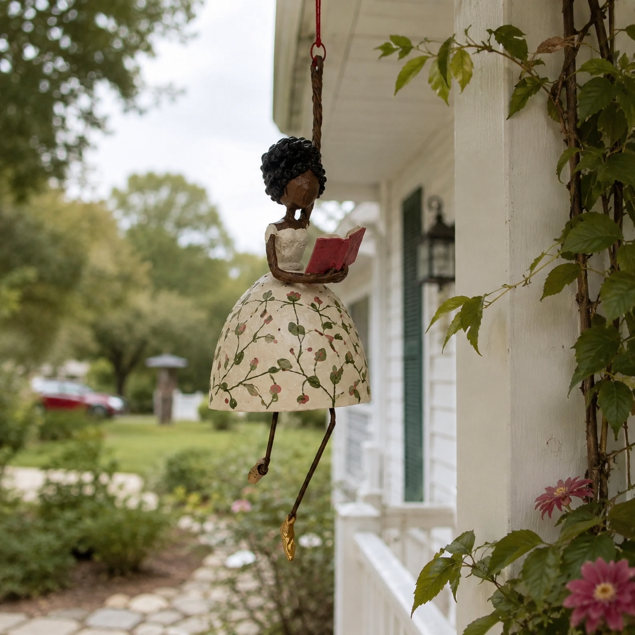 Whimsical Dancing Lady Hanging Ornament