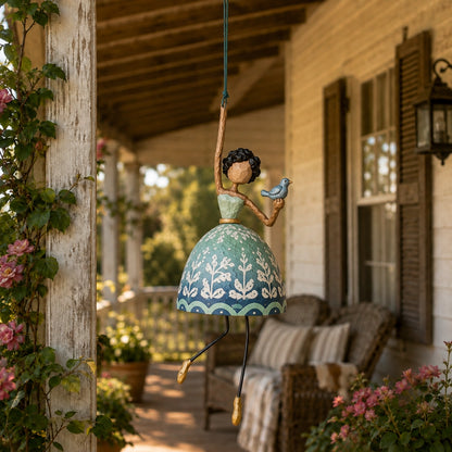 Whimsical Dancing Lady Hanging Ornament