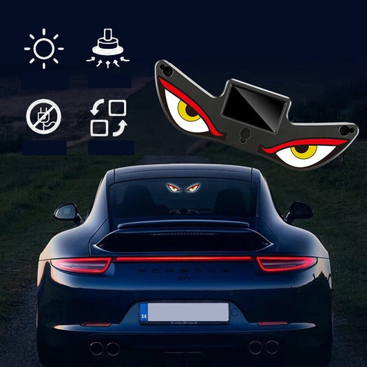 Solar Devil Eye LED Car Warning Light