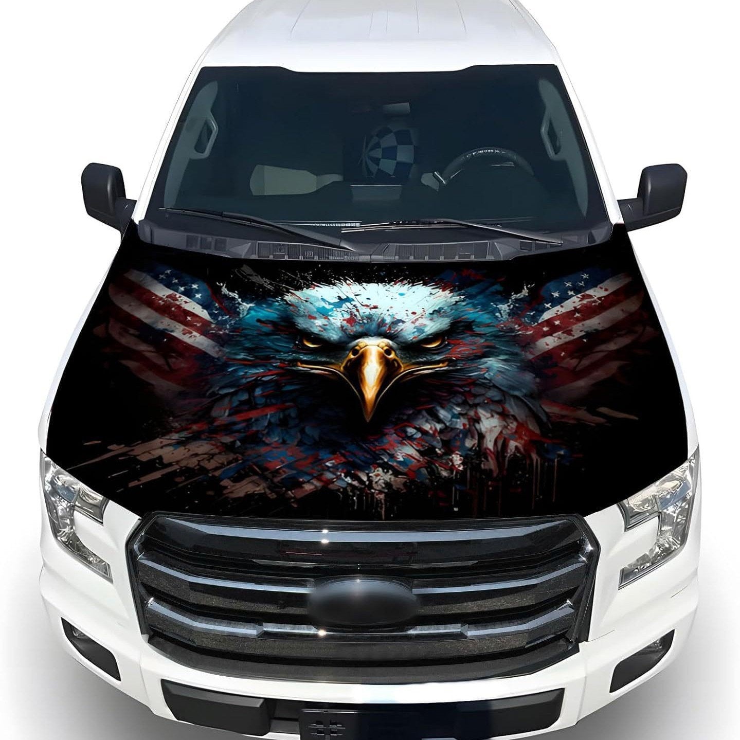 🎉4th Of July Flash Sale 65K+🔥American Car Hood Flag🦅No Glue No Tools🚗 Install in 1 Minute