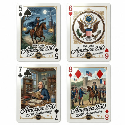 250th Anniversary Playing Cards