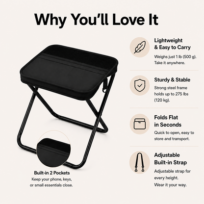Portable Folding Sideline Seat