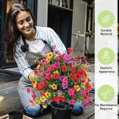 ??Last Day Sale 49% OFF? UV Resistant Colorful Artificial Flower (120 Flowers)