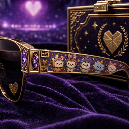 💜ARMY Premium fan support sunglasses💜✨🎶
