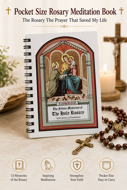 ✝️Pocket Size Rosary Meditation Book✝️The Rosary The Prayer That Saved My Life