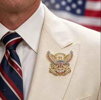 ✨US America 250th Patriotic Eagle Pin | Limited Edition 1776–2026🎁