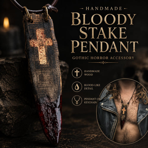 🔥Last Day 59% OFF - 🧙🖤Handmade vintage bloodwood amulet