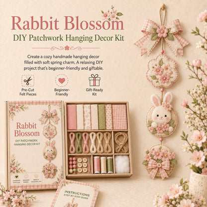 🔥Last Day 49% OFF - ✨🧵 DIY Patchwork Hanging Decor Kit | A Heartfelt Handmade Decoration Full of Love & Memories