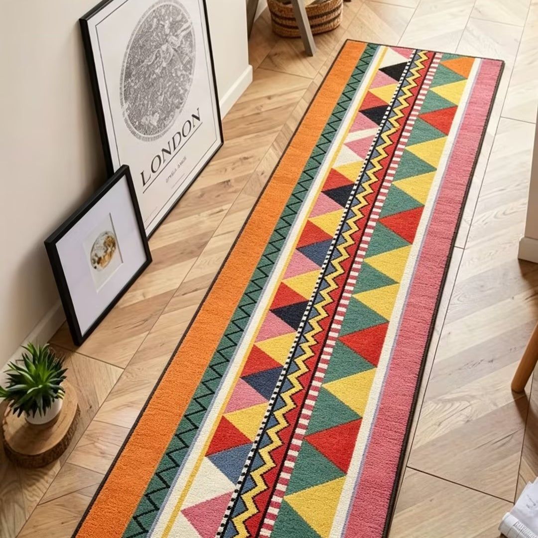 Washable Boho Doormat - Non-Slip & Pet-Friendly
