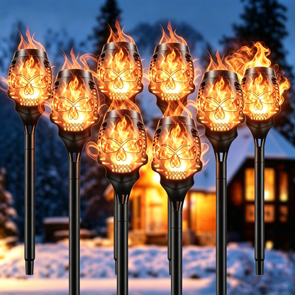 🔥Halloween Early Bird Special Sale 55% OFF🔥Halloween Solar Skull Flame Lights💀