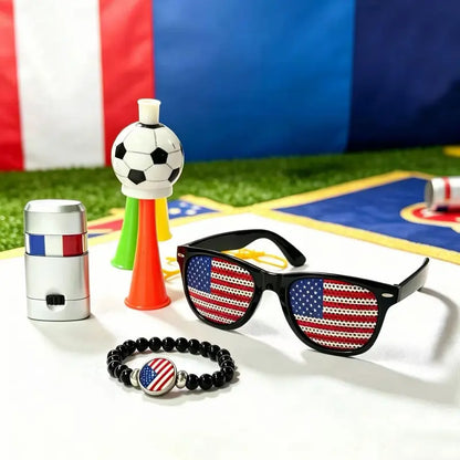 A limited-edition World Cup 4-in-1 Gift Box Set, featuring a complete collection of soccer cheering accessories—dedicated to fans worldwide.