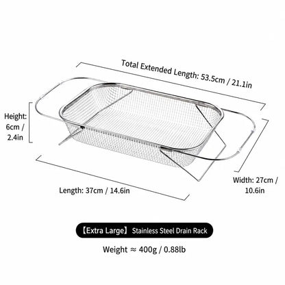 🔥50% OFF TODAY💦 Expandable Over-the-Sink Strainer Basket