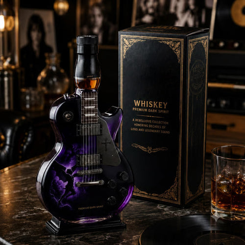 ✨Limit to Sale🔥🎸 The 1970 Heavy Metal Origin Guitar-Shaped Decanter