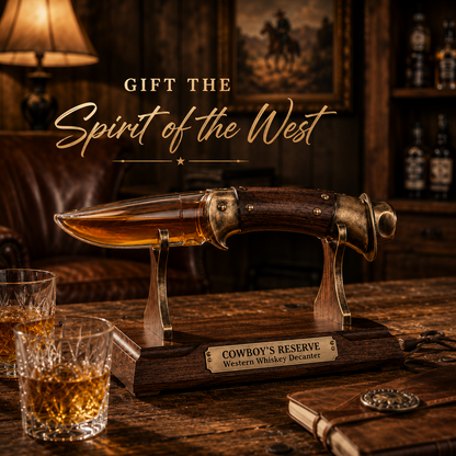 Cowboy’s Reserve Western Blade Whiskey Decanter