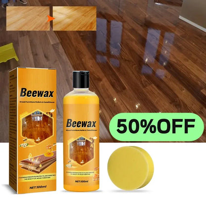 49% OFF This Week Promotions🎉🎉Beeswax Wood Polish Spray 100ml | Natural Shine & Protection for Furniture, Floors, Cabinets – Non-Greasy, Anti-Dust Finish