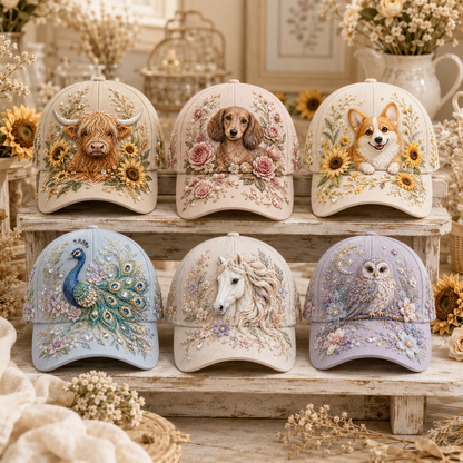 🔥 Last Day 69% OFF – 🦬✨ 3D Highland Cow Cap