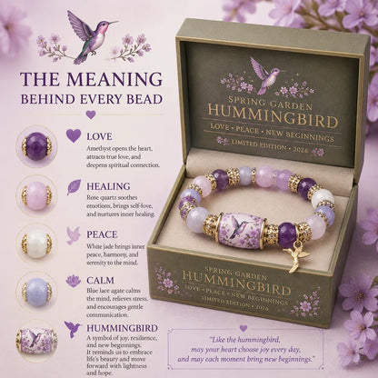 🌿 Love, Peace & Spring Blessings 💖 | 2026 Limited Edition Bracelet - Limited stock