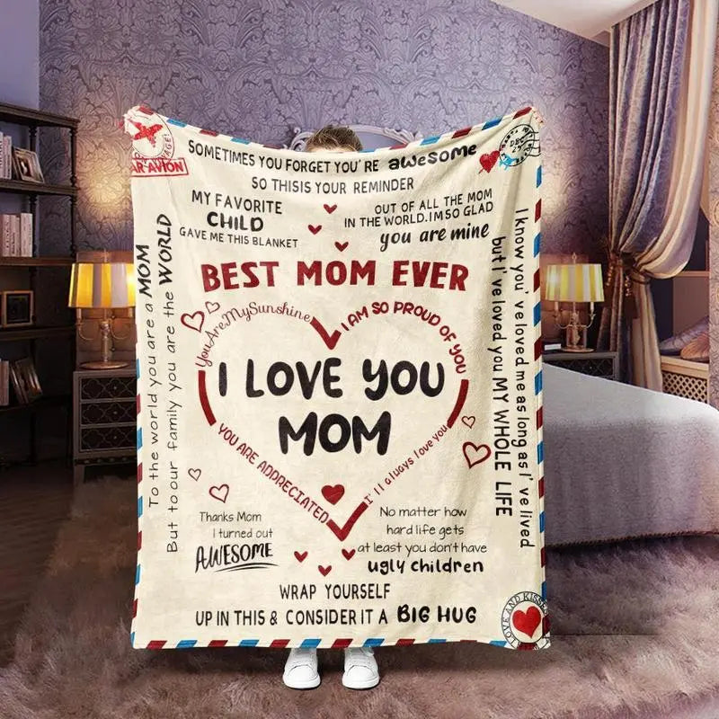 Letter To Mom Pattern Blanket