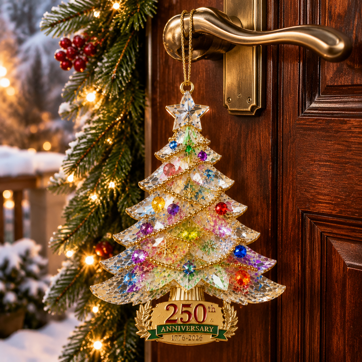 250th Anniversary Crystal Christmas Tree