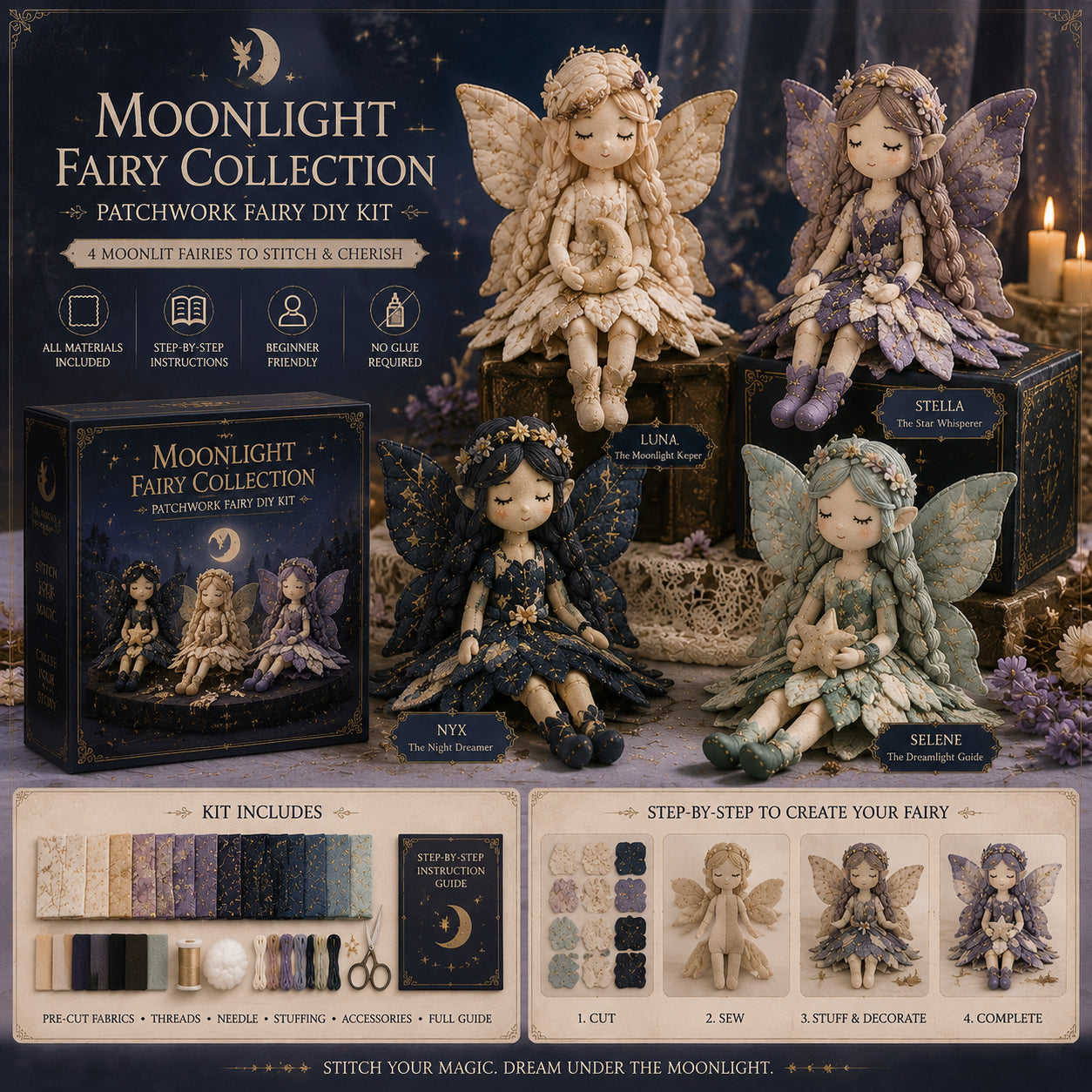 🦋Fairy Patchwork DIY Collection ✨