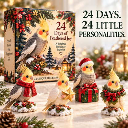🐦 24 Days of Cockatiel Joy — 24 Little Personalities to Discover