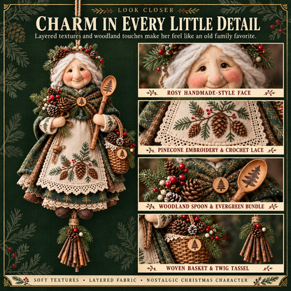 Cozy Country Christmas Doll Decorations