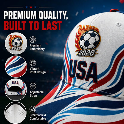 🔥LAST DAY 50% OFF - 🇺🇸 Unisex USA Football Lover Baseball Cap🧢