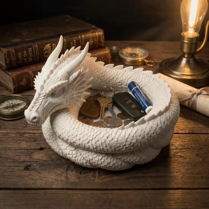 🔥LAST DAY 50% OFF - 🐉 Hand-Painted Dragon Catchall Bowl | Limited Fantasy Decor ✨