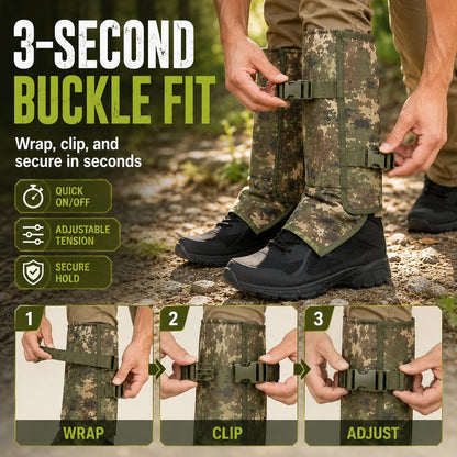 🦾Heavy-Duty Armored Leg Gaiters & Gardening Shin Guards