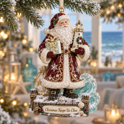 🌊🎄 Seaside Christmas Keepsake Ornaments – 8 Elegant Coastal Holiday Designs