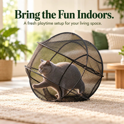 🐈New Portable 360° Cat Playpen – Their Safe Little Space Anywhere