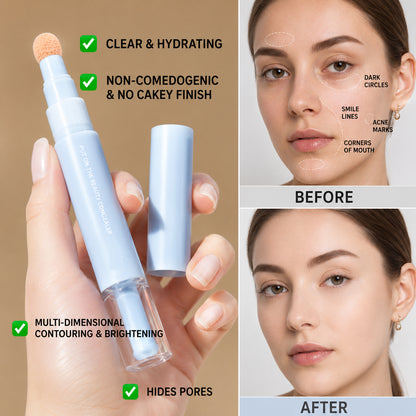 🥳2026 HOT SALE🥳💞50K+ SOLD!🎨🖌️ 50% OFF! Dual Concealer Pen – Covers dark circles & spots, 24hr hydration.