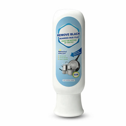 ⏰Burnt Residue Remover Mud Film - Dissolves Stubborn Carbonized Grease in 5 Mins, Non-Toxic & No Scrubbing Needed 🍳📦