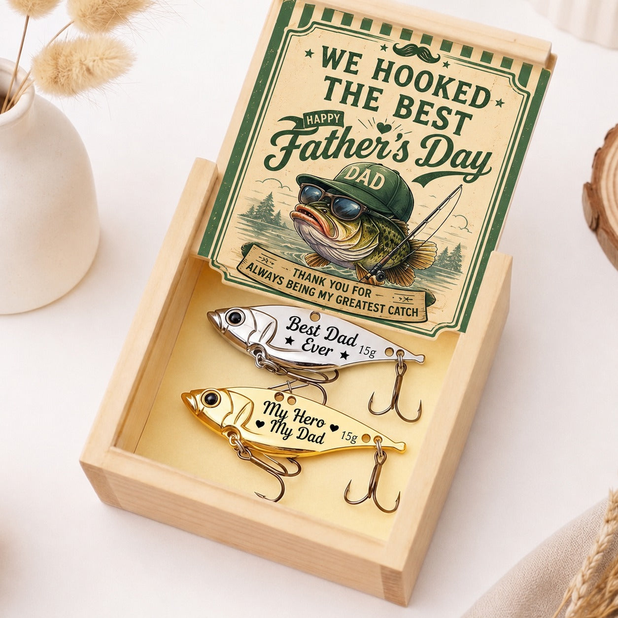 🐟Last Day 49% OFF🔥 - Father’s Day Fishing Lure Gift Set