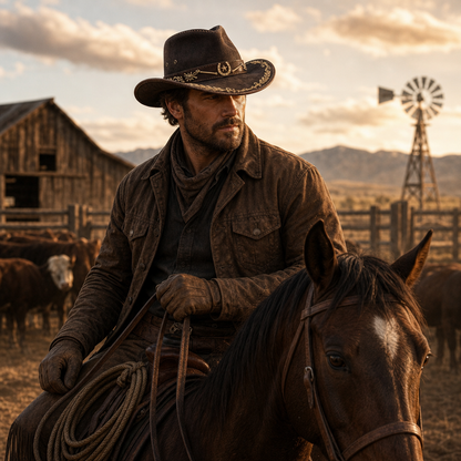 🔥LAST DAY 49% OFF 🔥- WESTERN CAVALRY HERITAGE HAT