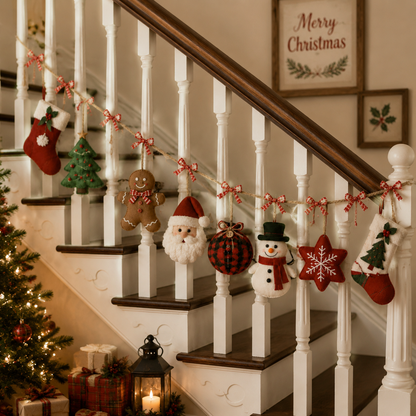 🎄✨Cozy Christmas Fabric Garland