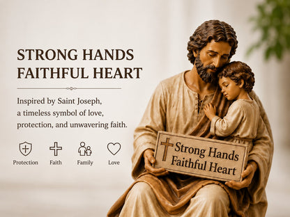 🔥Father's Day 65% OFF ✨Hand-Painted Ceramic Saint Joseph ✝️Protector of Fathers🙏
