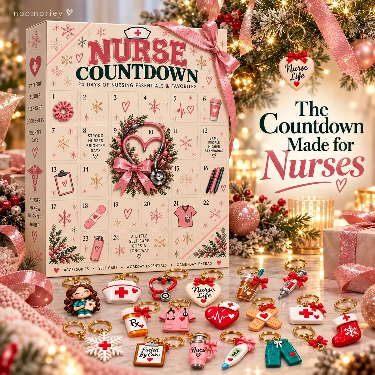 🎄🩺 24 Days of Nurse Christmas Surprises – A Different Healthcare-Inspired Design Behind Every Door